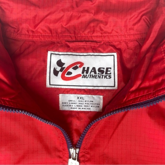 Chase Authentics Jeff Gordon Full Zip Windbreaker Jacket Mens Size XXL 2XL - Picture 4 of 9